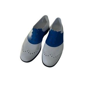 Biion Oxford Slip On Golf Shoes, Men’s Sz 6 Women’s 8 Saddle Shoes Spikeless Uni
